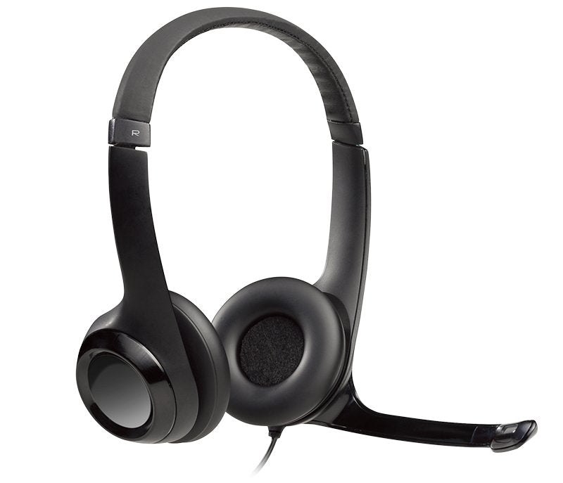 Logitech USB Headset H390 Black 981-000014 - The Telecom Spot