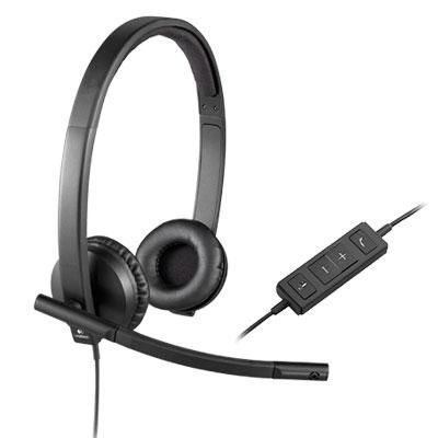 Logitech USB Headset H570e Stereo 981-000574 - The Telecom Spot