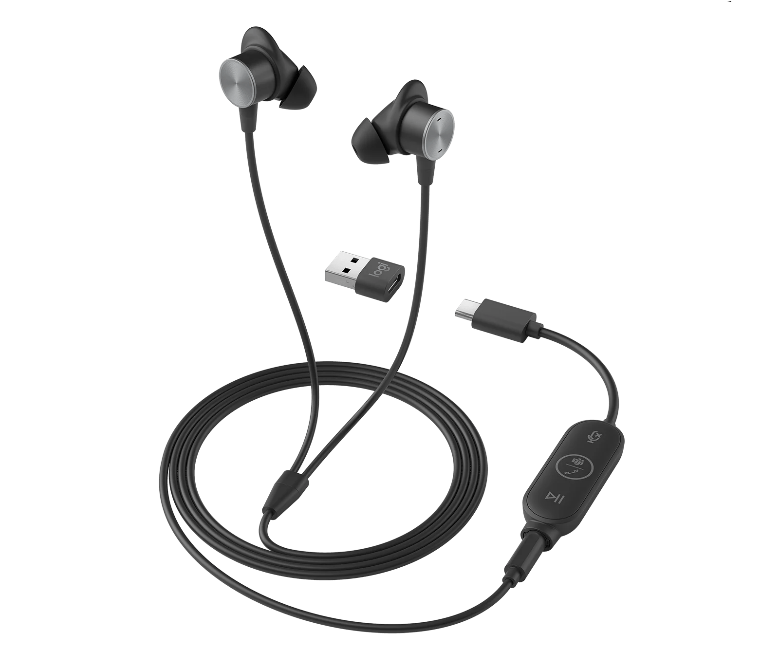 Logitech Zone Wired Earbuds 981-001008 - The Telecom Spot