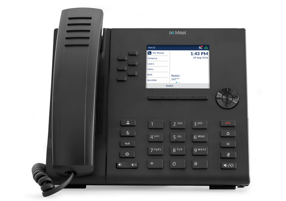 Mitel 6915 IP Phone v2 – 3.5" Display, HD Audio 50008415 - The Telecom Spot