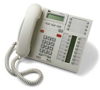 Nortel T7316 Telephone, Platinum - Refurbished NT8B27AAAB-RF - The Telecom Spot