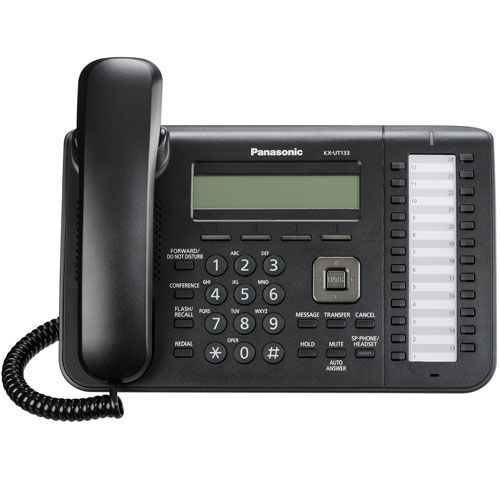 Panasonic KX-UT133 IP Telephone KX-UT133-B - The Telecom Spot