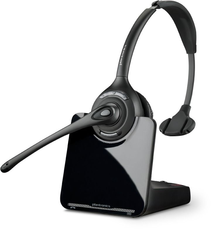 Plantronics CS510-XD Over-the-Head Monaural Wireless Headset - 900MHZ 7E2J8AA - The Telecom Spot