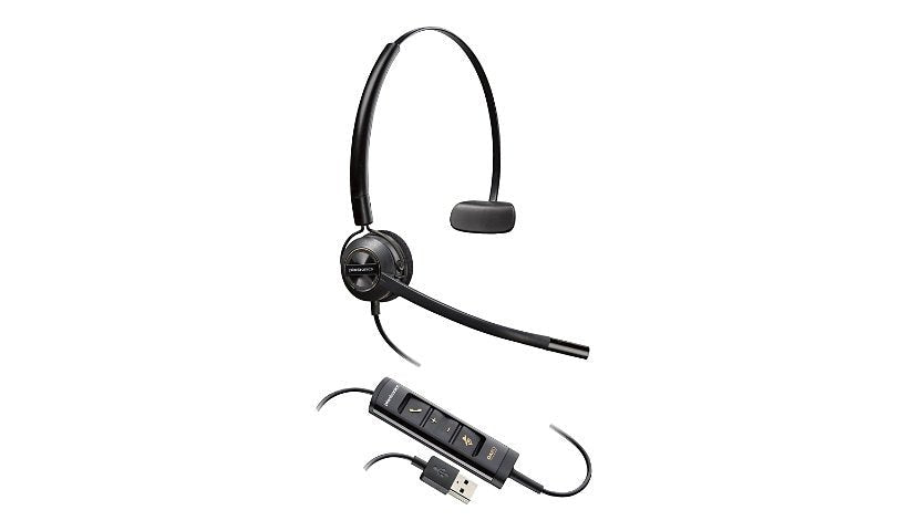Poly EncorePro 545 USB - A Convertible Headset – Noise - Canceling Mic for Call Centers & Hybrid Work (783R4AA) 783R4AA - The Telecom Spot