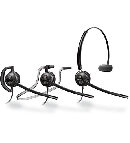 Poly EncorePro HW540 Convertible Headset with Quick Disconnect – 3-in-1 Monaural Wired (783P0AAABA) 783P0AAABA - The Telecom Spot