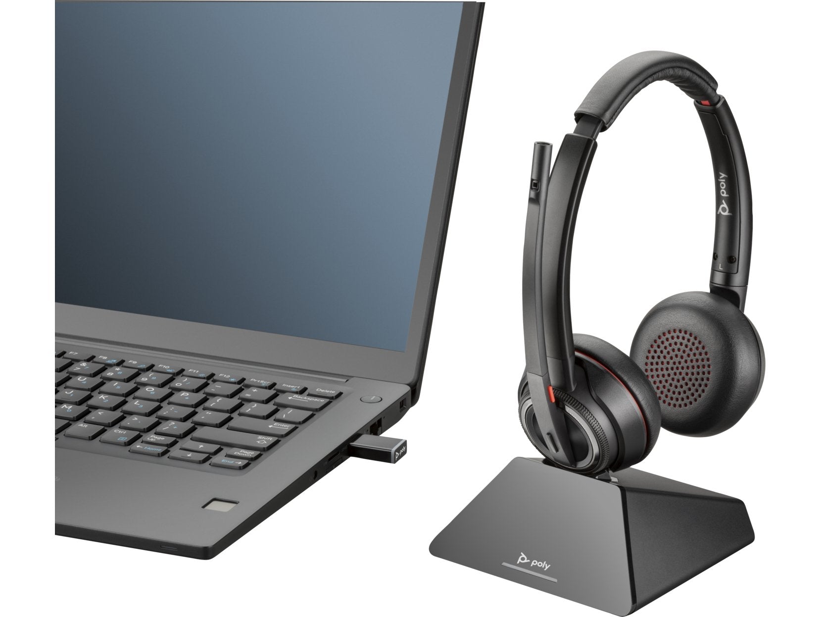 Poly SAVI 8220 UC Stereo Standard 77T33AA#ABA - The Telecom Spot