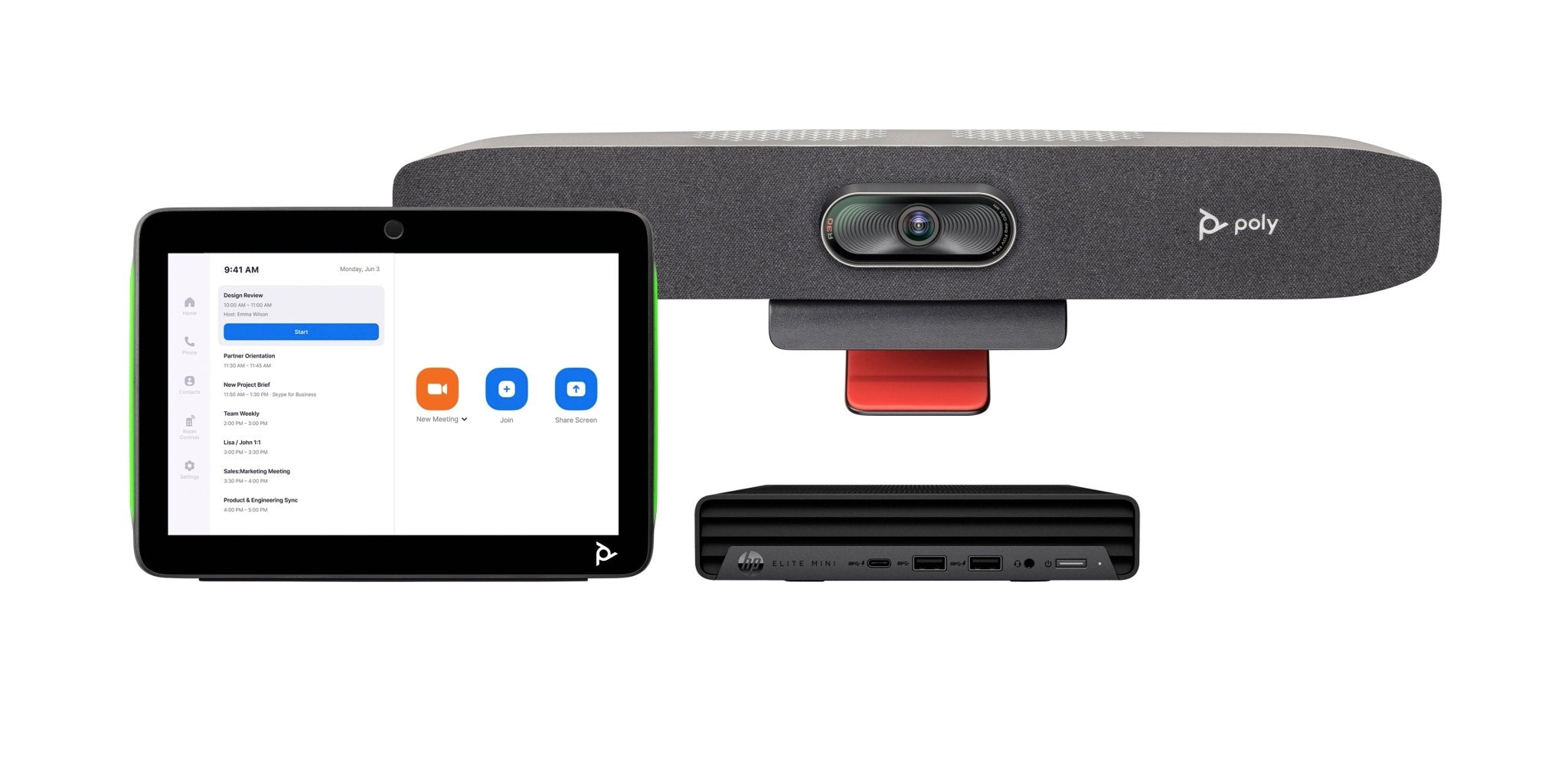 Poly Studio Small Room Bundle for Zoom Rooms 84H40AA#ABA - The Telecom Spot