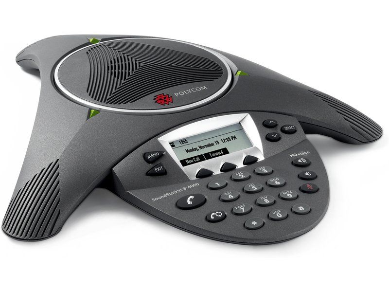 Polycom SoundStation IP 6000 PoE- Refurbished 2200-15600-001-RF - The Telecom Spot