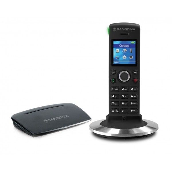 Sangoma DC201 Wireless Handset & IP Base Station - Open Box PHON-DC201N-OB - The Telecom Spot