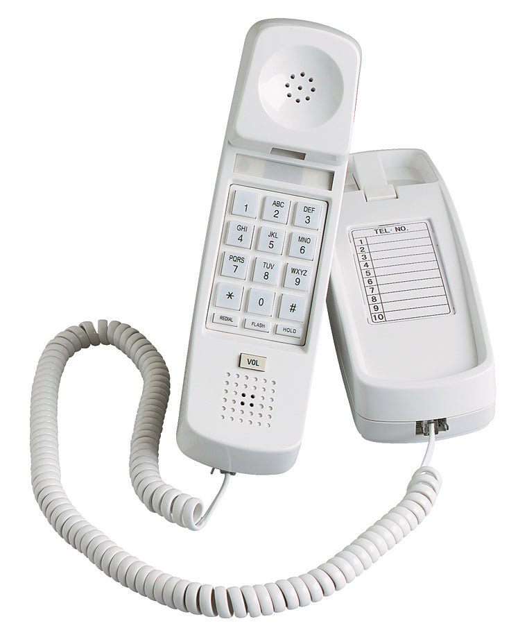 Scitec 205TMW Analog Phone White 20515 20515 - The Telecom Spot
