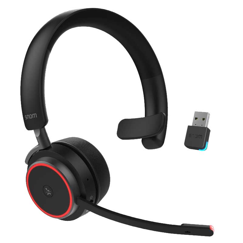 Snom A350M Mono Bluetooth Wireless Headset with Busy Light A350M - The Telecom Spot