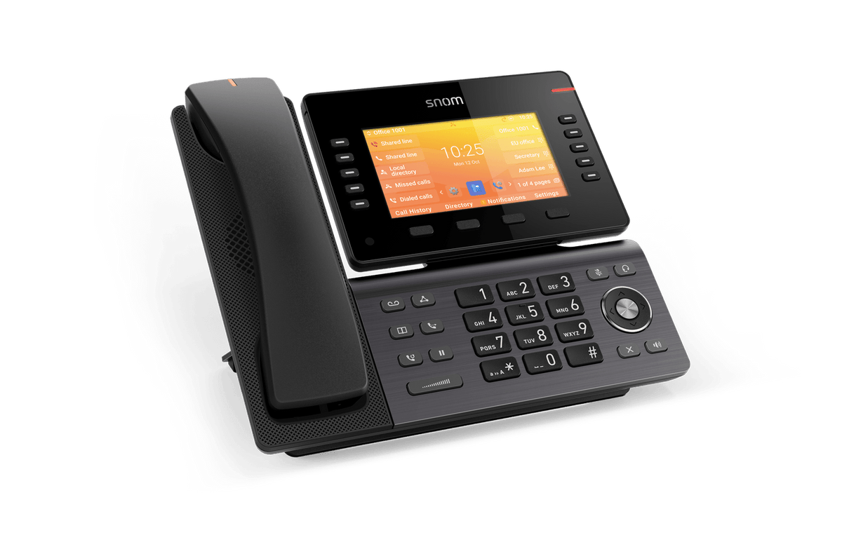 Snom D892M Premium SIP Desk Phone – 5" IPS, DECT Handset, Wi-Fi & Bluetooth 00004539 - The Telecom Spot