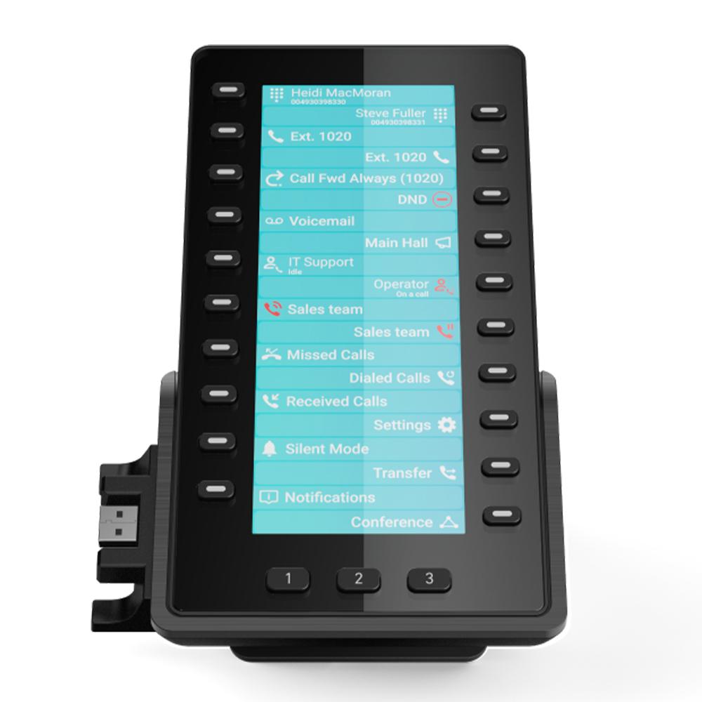 Snom D8C Color Expansion Module – 6.8" TFT Display & 60 Programmable Keys for D8xx Series IP Phones 80-S127-00 - The Telecom Spot