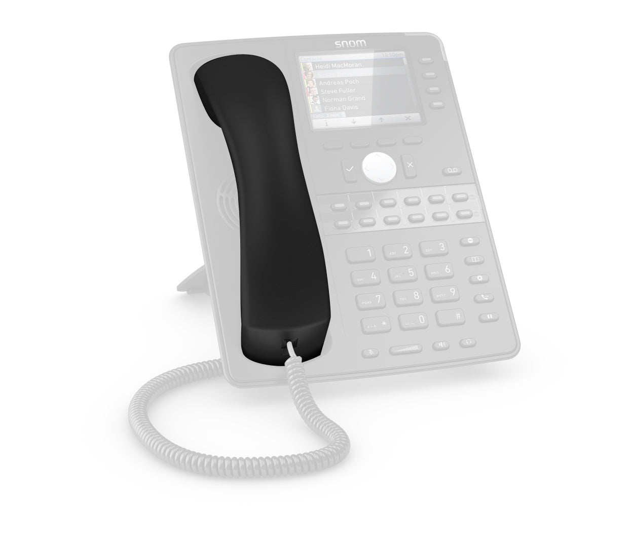 Snom Handset for D7xx Black 85 - 00S000 - 002 - The Telecom Spot