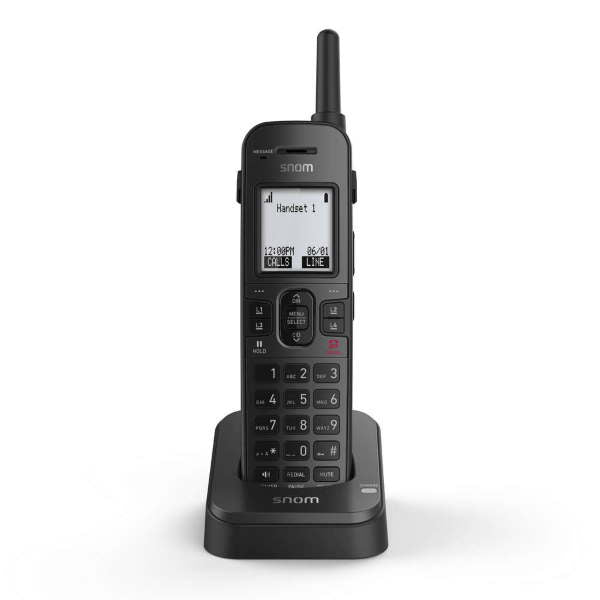 Snom M10R KLE SIP DECT 4-Line Rugged Handset M10R-KLE - The Telecom Spot