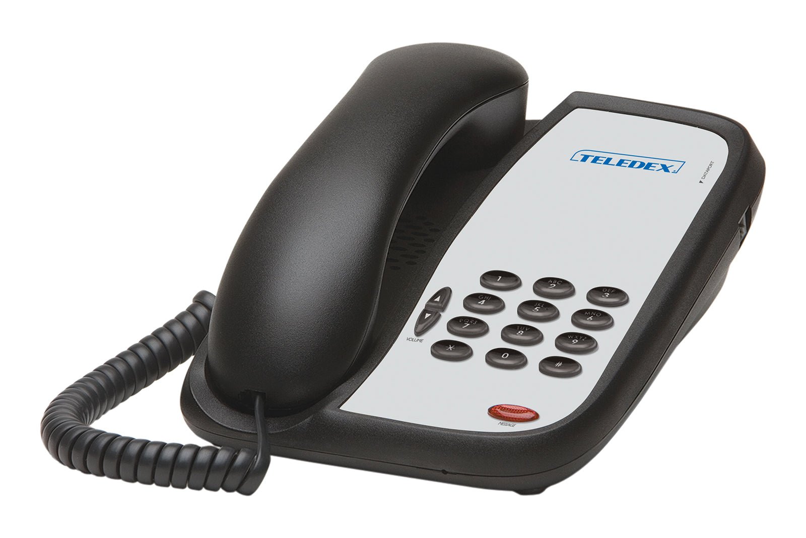 Teledex A100 Analog Phone Black IPN333091 IPN333091 - The Telecom Spot