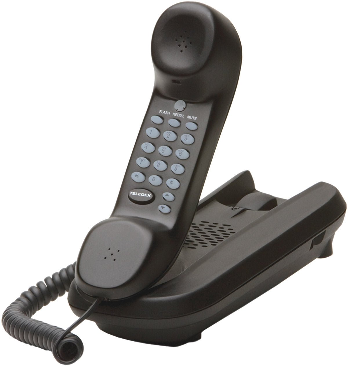 Teledex AT 1101 Trimline Analog Phone Black IPN330191 IPN330191 - The Telecom Spot