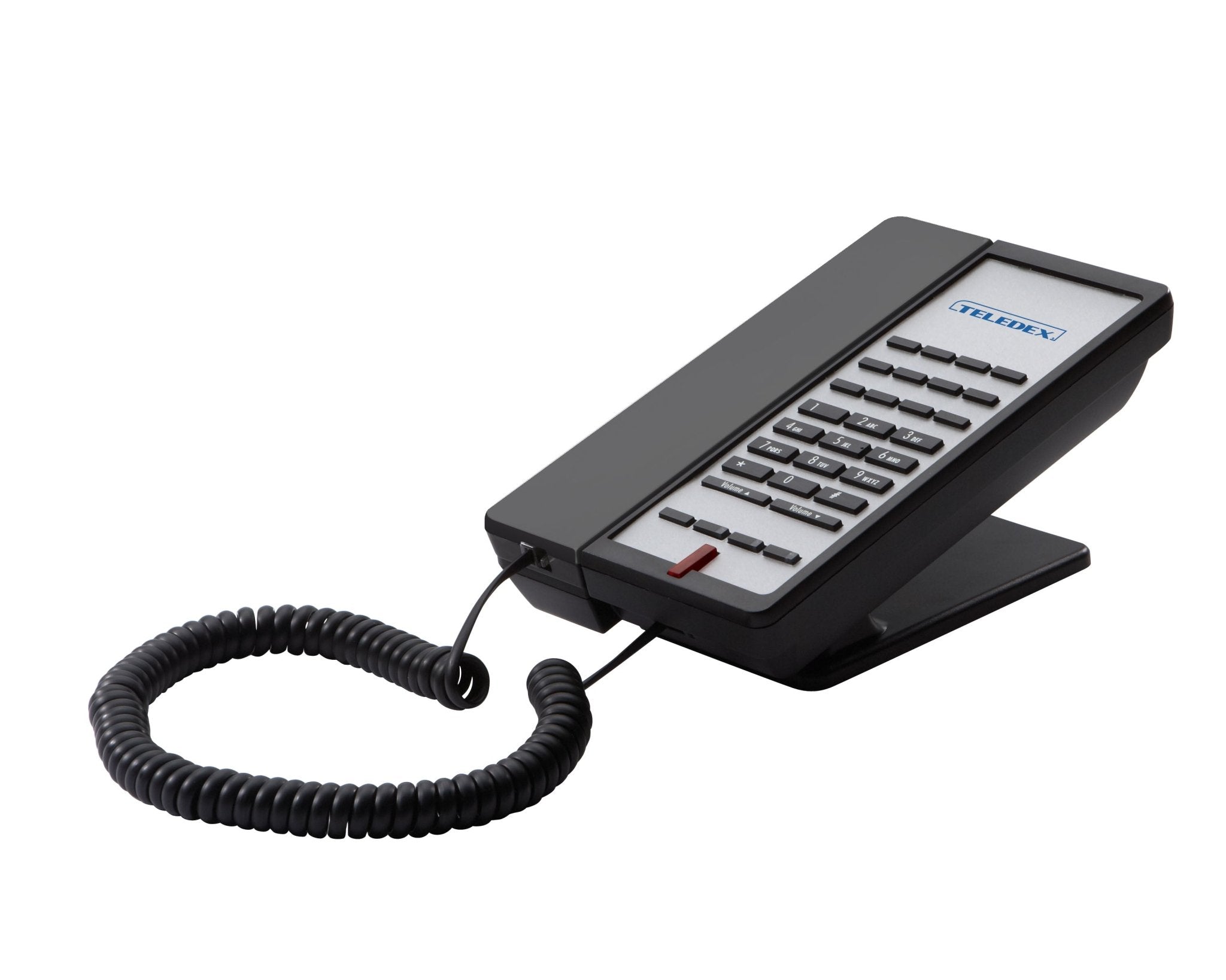 Teledex E100 12GSK Analog Phone Black EA110S12DU EA110S12DU - The Telecom Spot