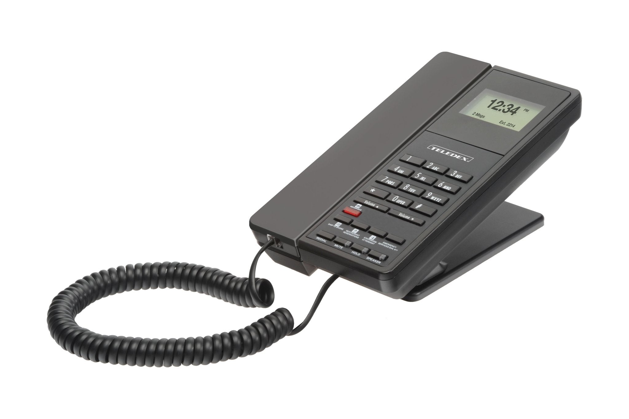 Teledex E100IP - 4GSK VoIP Corded Phone Spkr EV110S4D3 EV110S4D3 - The Telecom Spot