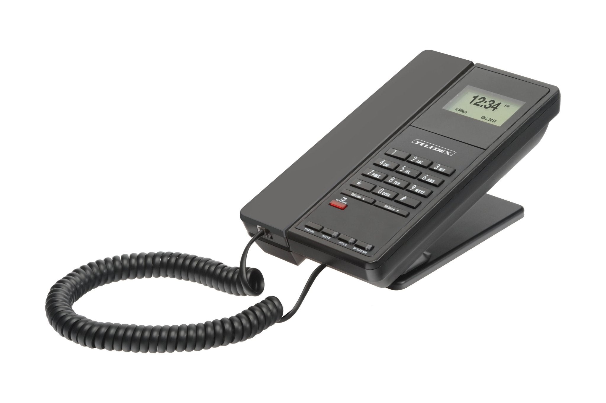 Teledex E100IP - Basic VoIP Corded Phone Spkr EV011000S00T3 EV011000S00T3 - The Telecom Spot