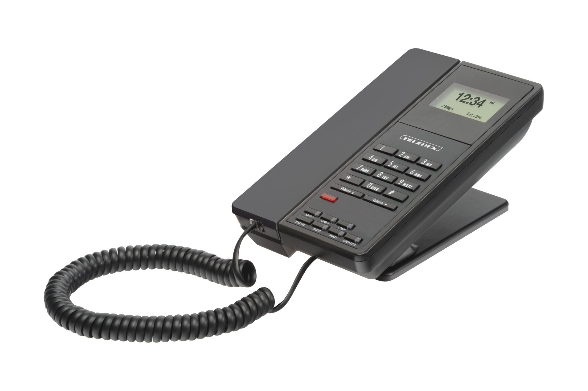 Teledex E200IP - Basic VoIP Corded Phone Spkr EV012000S00T3 EV012000S00T3 - The Telecom Spot