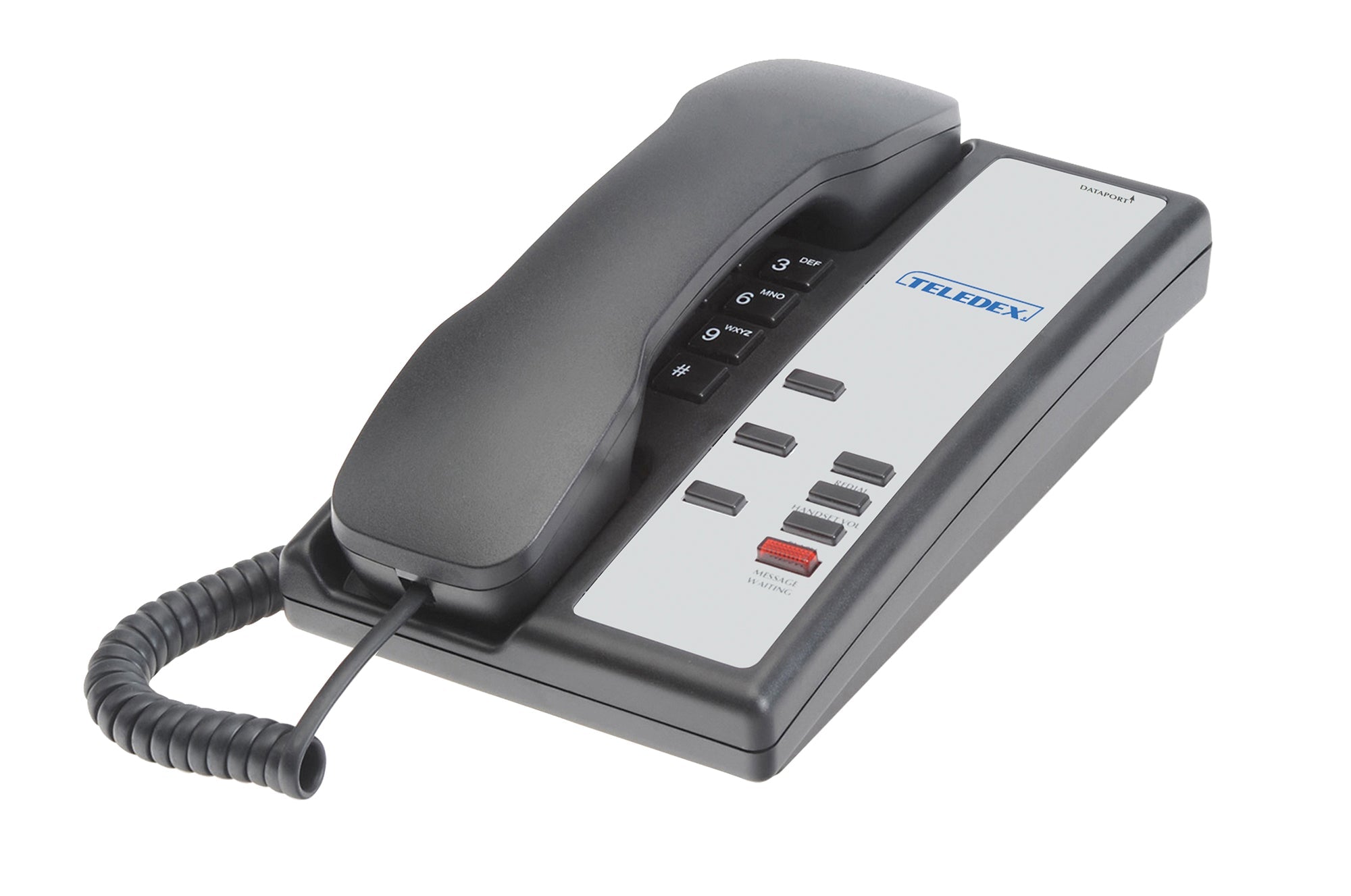 Teledex Nugget 3 Analog Phone Black NUG317391 NUG317391 - The Telecom Spot