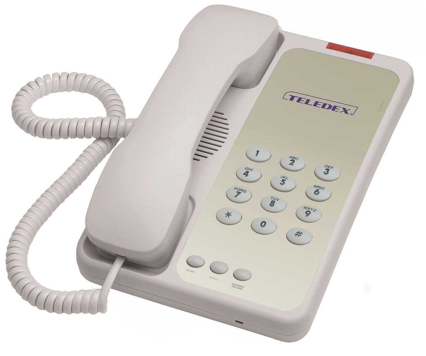 Teledex Opal 1002 Analog Phone Ash OPL76039 OPL76039 - The Telecom Spot