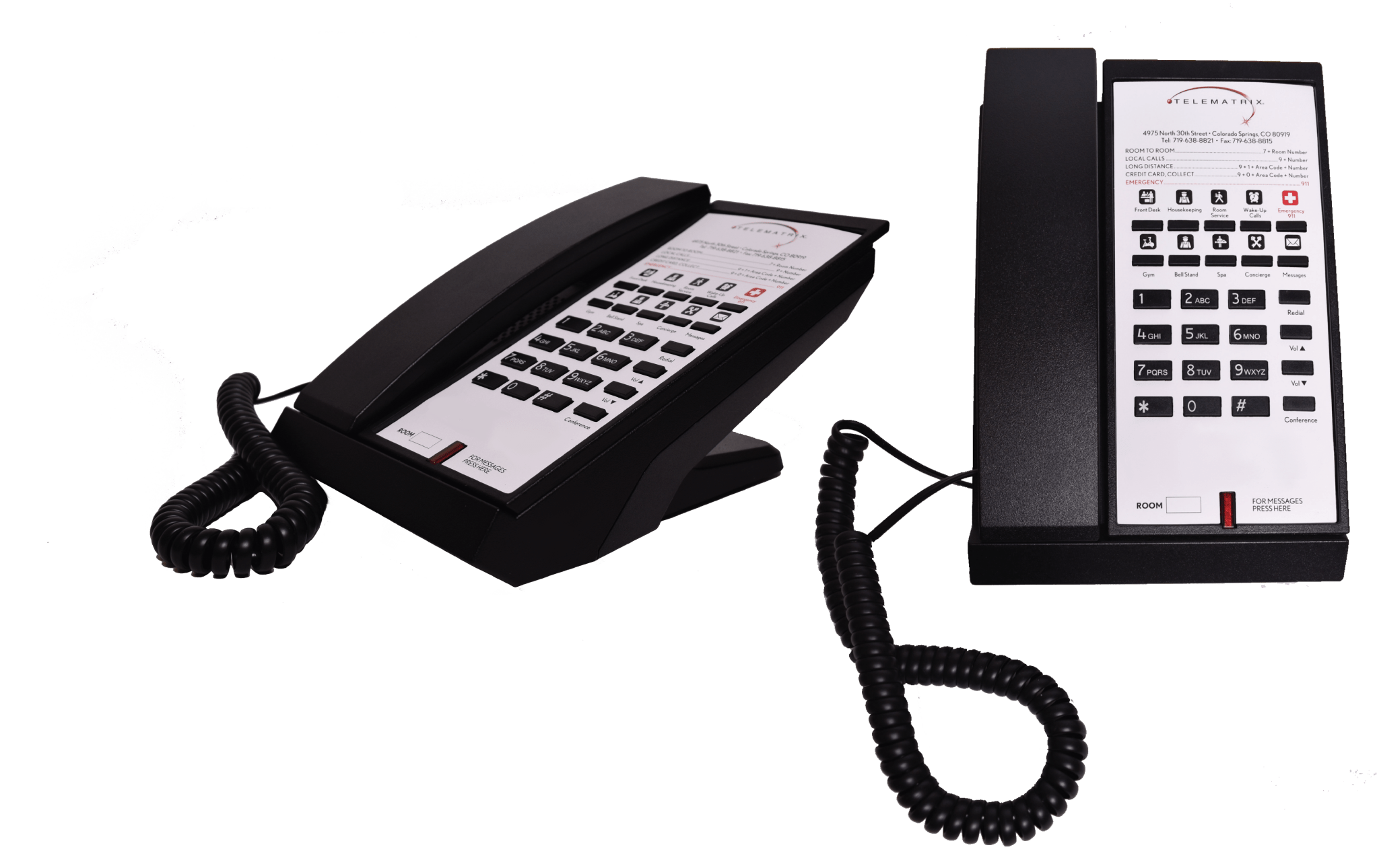 TeleMatrix 3500MW10 Analog Phone Gray 35A510N10D 35A510N10D - The Telecom Spot