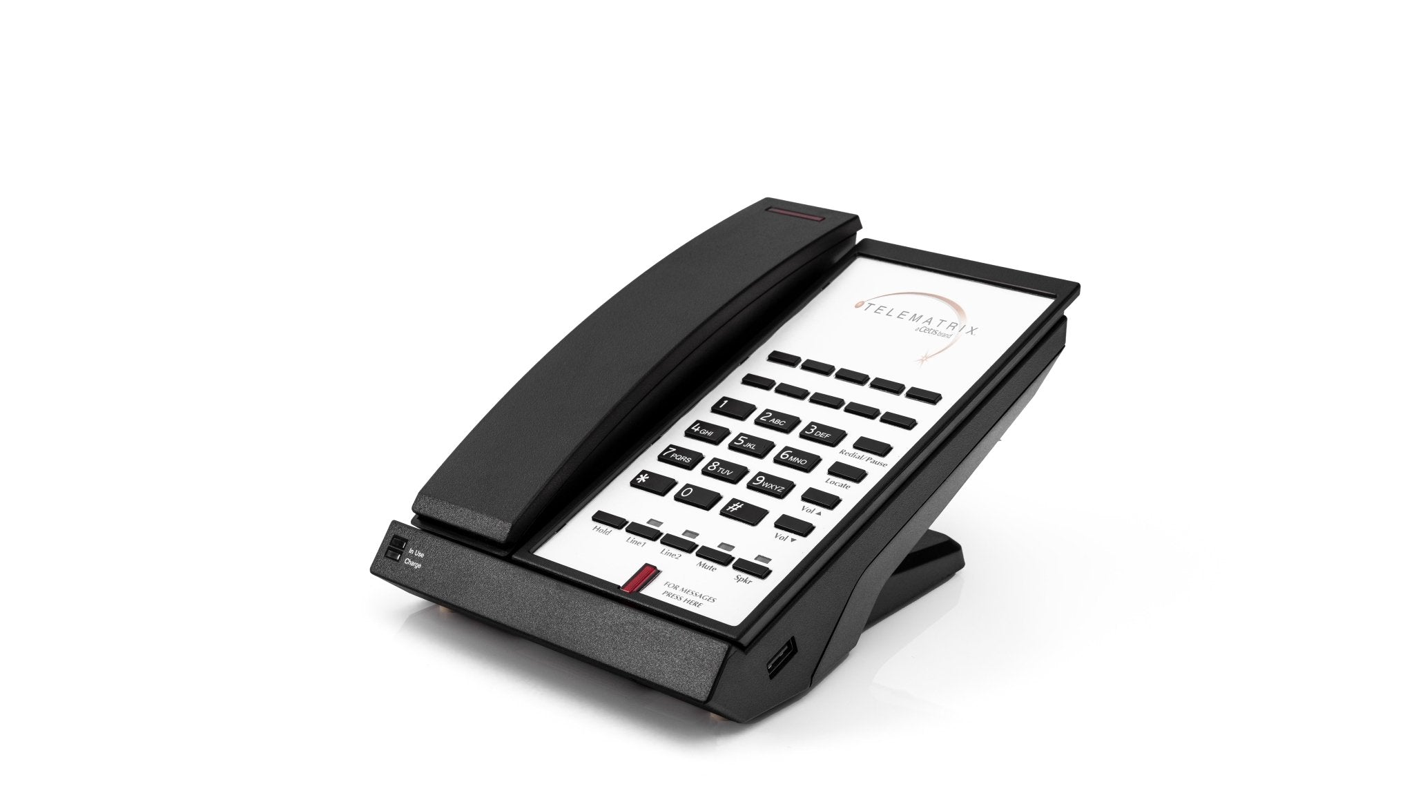 TeleMatrix 9702MWD VoIP Cordless Phone USB Black 97V12319S10DU3 97V12319S10DU3 - The Telecom Spot