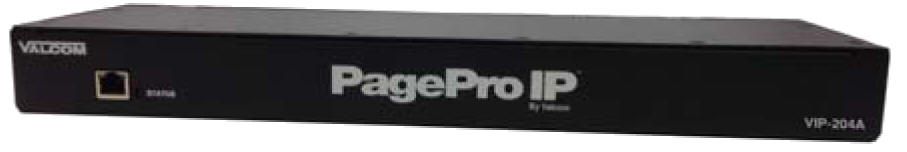 VALCOM 4 ZONES 1 WAY- 8 IP ZONES VIP-204B - The Telecom Spot