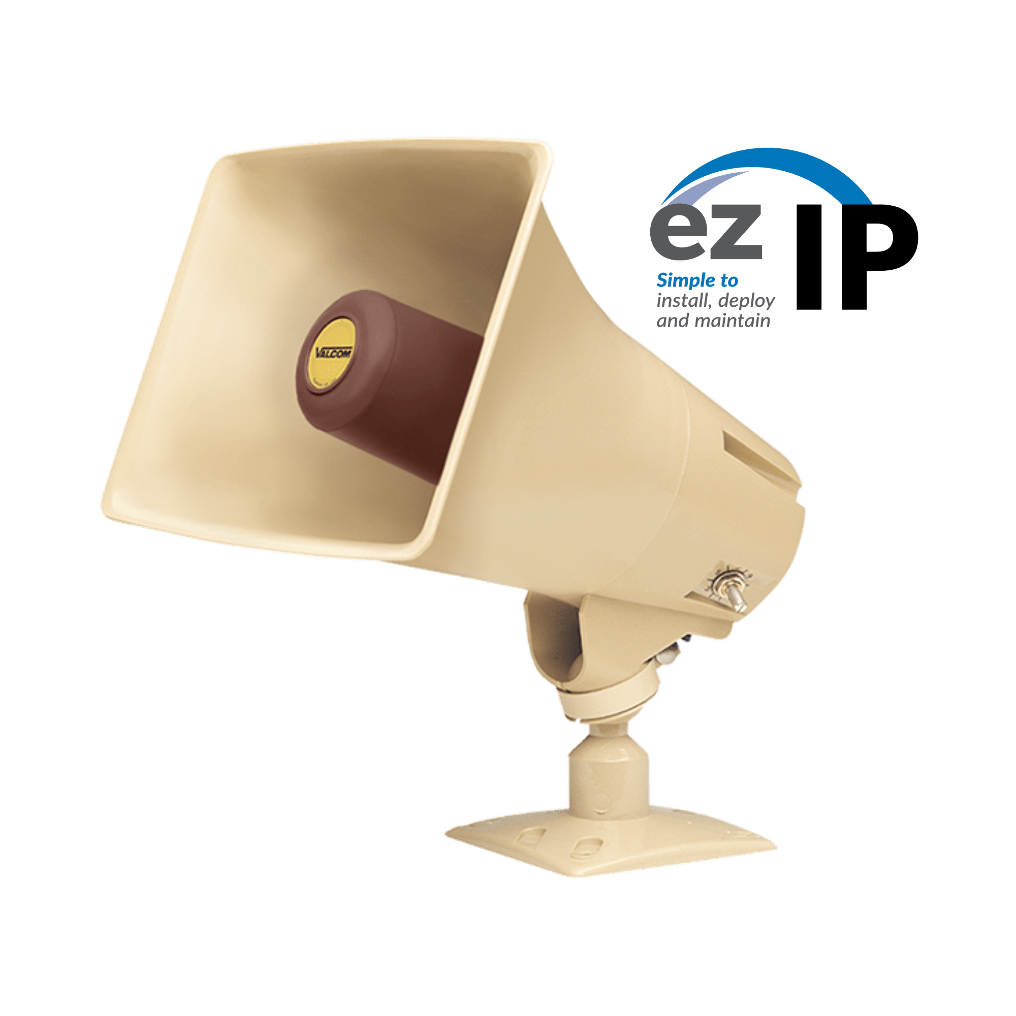 Valcom EZ - HR5 - BG ezIP 5W Paging Horn - Beige EZ-HR5-BG - The Telecom Spot