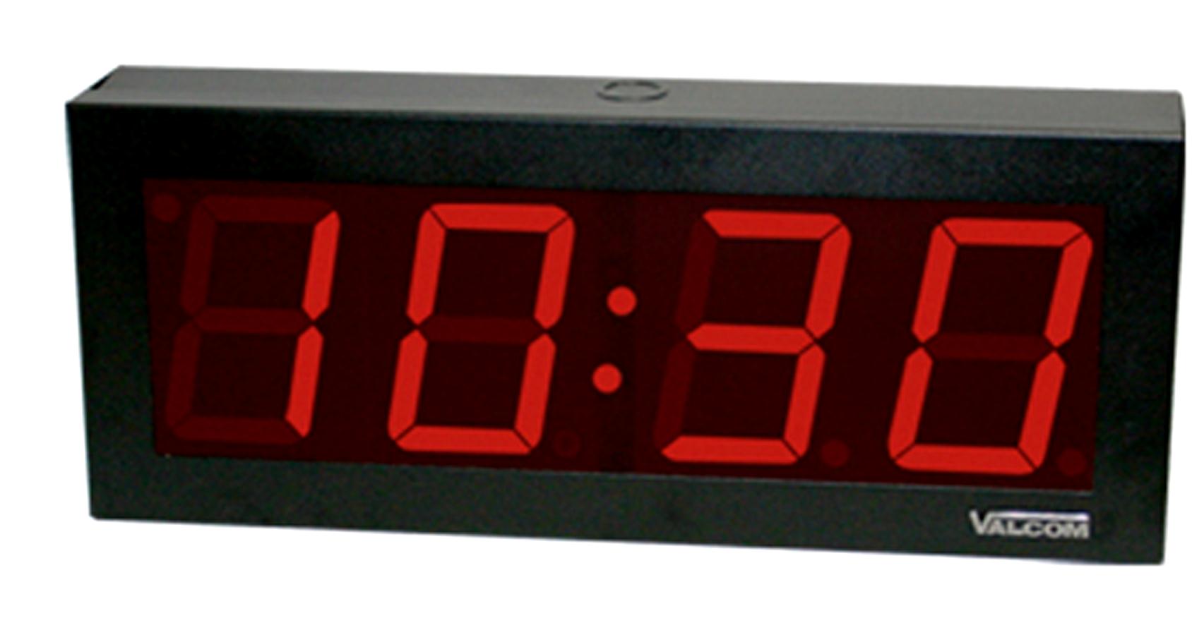 VALCOM IP PoE 4 Digit 4 Inch Clock VIP-D440 - The Telecom Spot