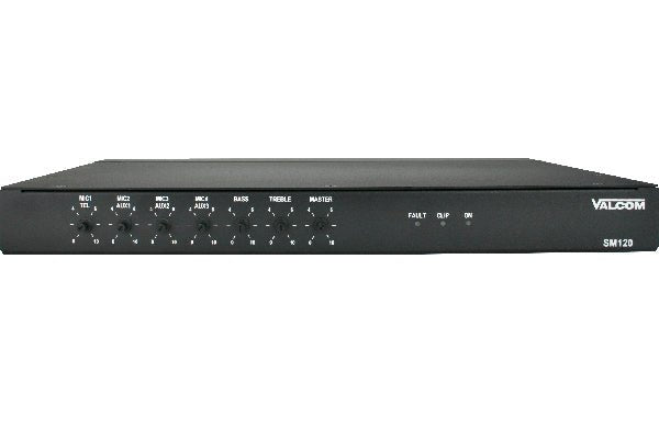 Valcom SM120 Shelf - Mount Paging Amplifier 120 Watts SM120 - The Telecom Spot