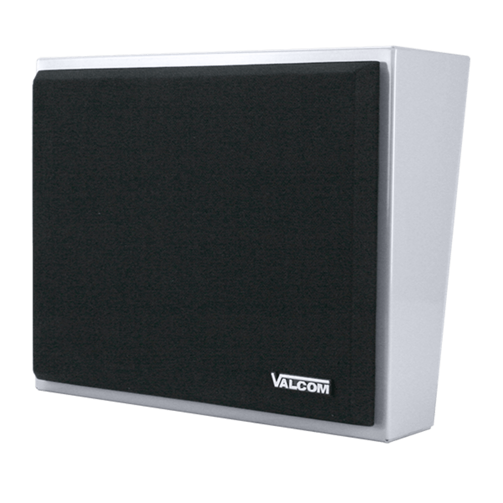 Valcom V - WTGY Multipath 8in. Talkback Wall Speaker w/ Taps Gy/Bk Grille V-WTGY - The Telecom Spot