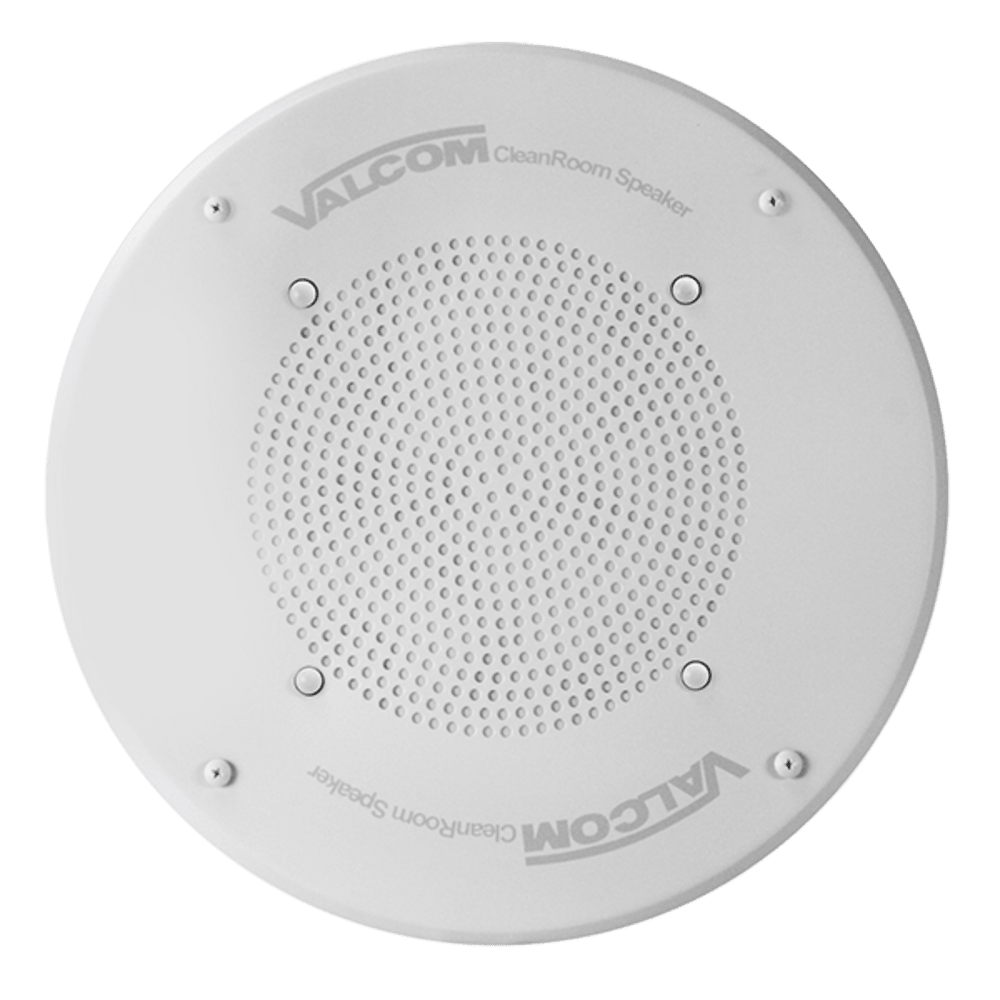 VALCOM VIP - 140A IP One - Way/Talk - Back Clean Room 8 Inch Ceiling Speaker Programmable VIP-140A - The Telecom Spot