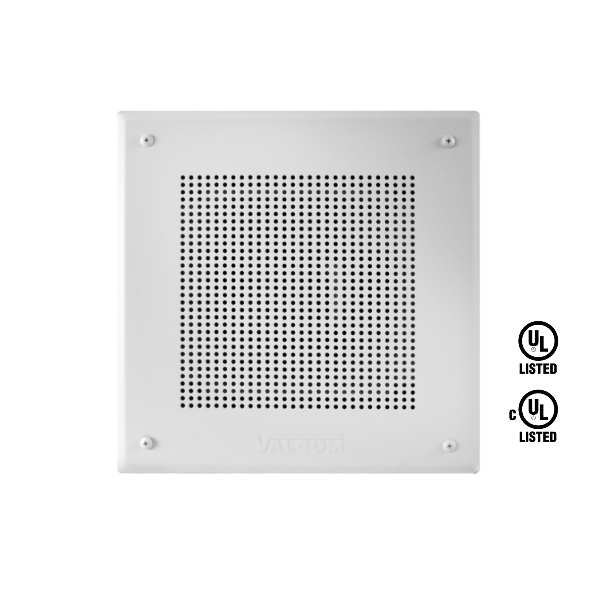 VALCOM VIP - 428A - SA Ip Square Faceplate 8 Speaker, White VIP-428A-SA - The Telecom Spot