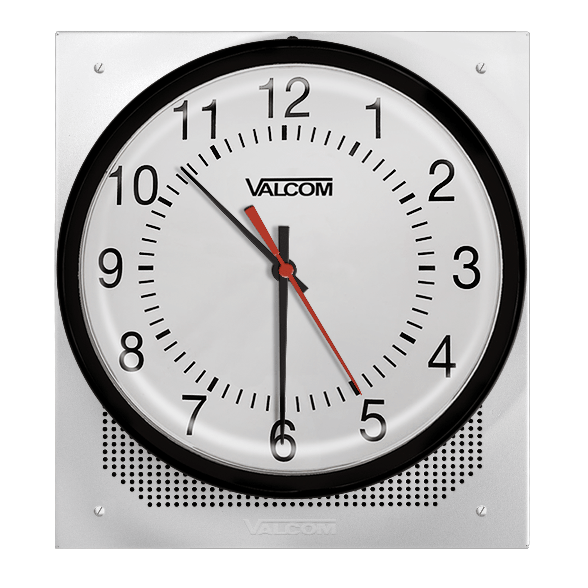 VALCOM VIP - 429A - A - SA IP Clock/Speaker Analog One - Way White Syn - Apps VIP-429A-A-SA - The Telecom Spot