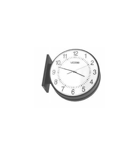 Valcom VIP - A12ADS Ip Poe 12 Inch Analog Clock Double Sided VIP-A12ADS - The Telecom Spot