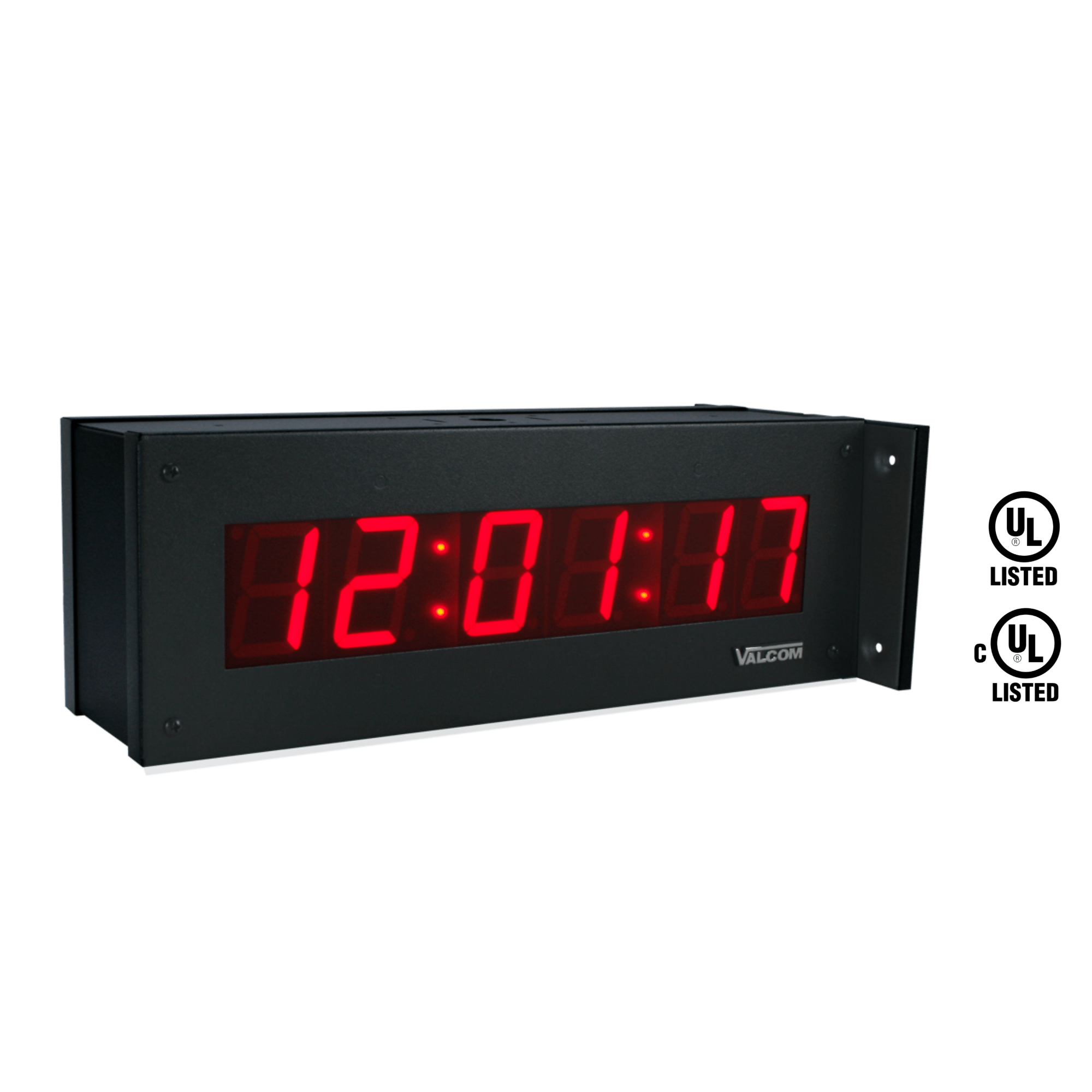 Valcom VIP - D625ADS IP PoE 6 Digit 2.5 Inch Double Sided Digital Clock VIP-D625ADS - The Telecom Spot