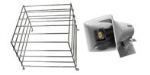 VALCOM Wire Cage for Horn 2 pk V-WGHORN-2 - The Telecom Spot