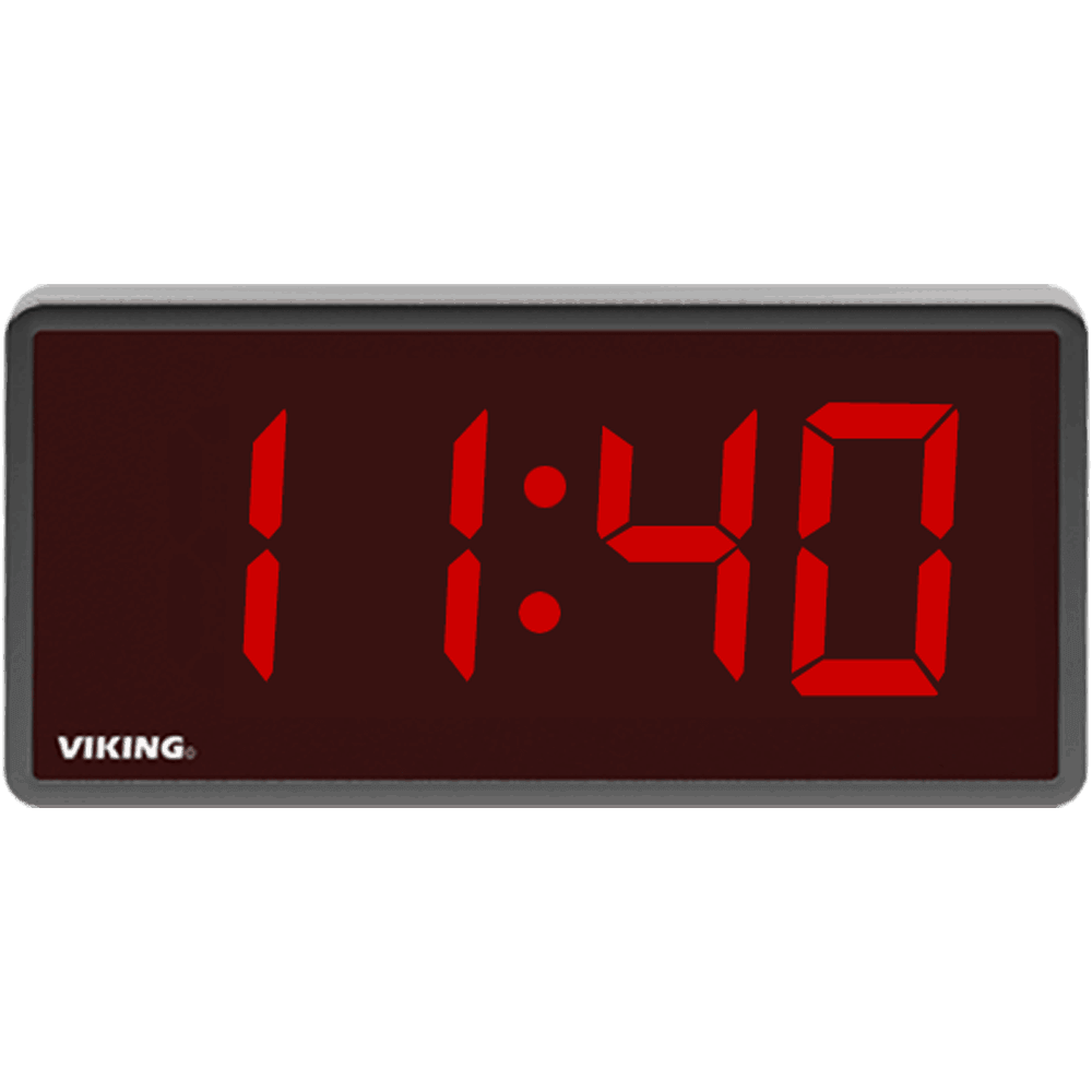 Viking CL - D4 Digital Clock with 4" Tall Numbers – Wireless Synchronized 4 - Inch Display for Schools, Offices & Facilities CL-D4 - The Telecom Spot