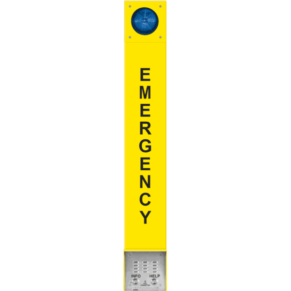 Viking E - 1600A - BLT2EWP 2 - Button ADA Compliant Emergency Tower Phone with LED Strobe & Enhanced Weather Protection (EWP) E-1600A-BLT2EWP - The Telecom Spot