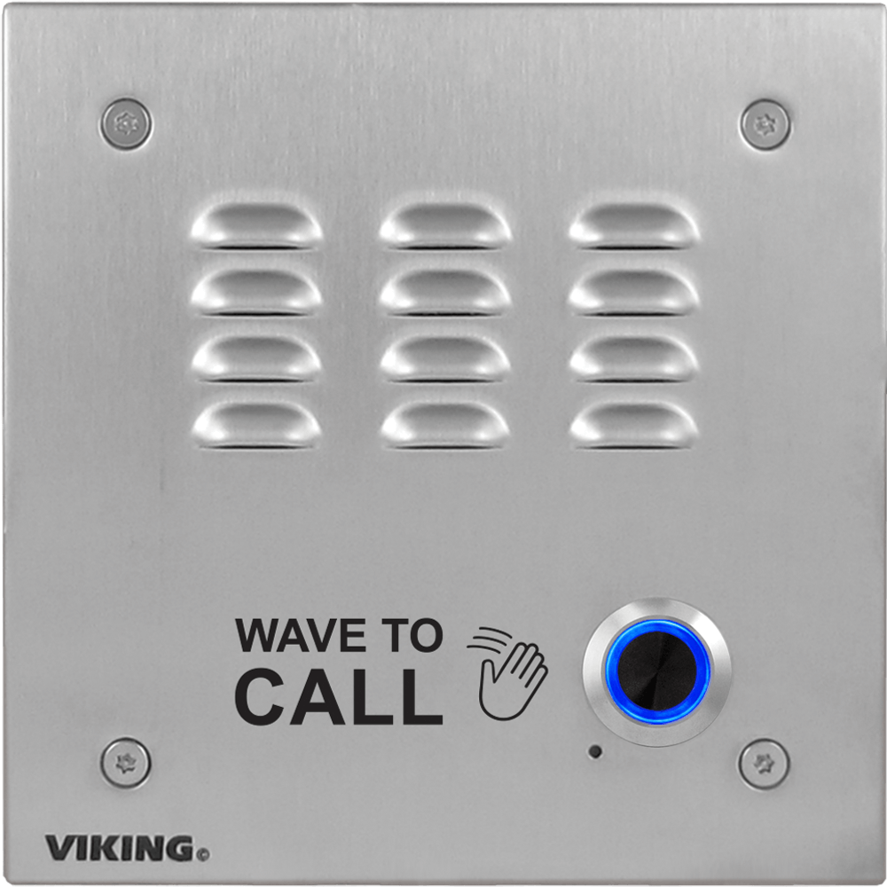 Viking E - 30TF - IP Stainless Steel Touch - Free VoIP Entry Phone – Motion Sensor SIP Door Phone with Relay (E - 30TF - IP) E-30TF-IP - The Telecom Spot