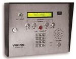 Viking Electronics 75 Name Apartment Entry System with Display and Voice Expandable to 525 Names Surface Mount with Color Camera AES-2005S - The Telecom Spot