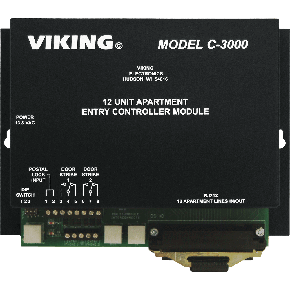 Viking Electronics C - 3000 Viking 1 to 96 Apartment Entry C-3000 - The Telecom Spot