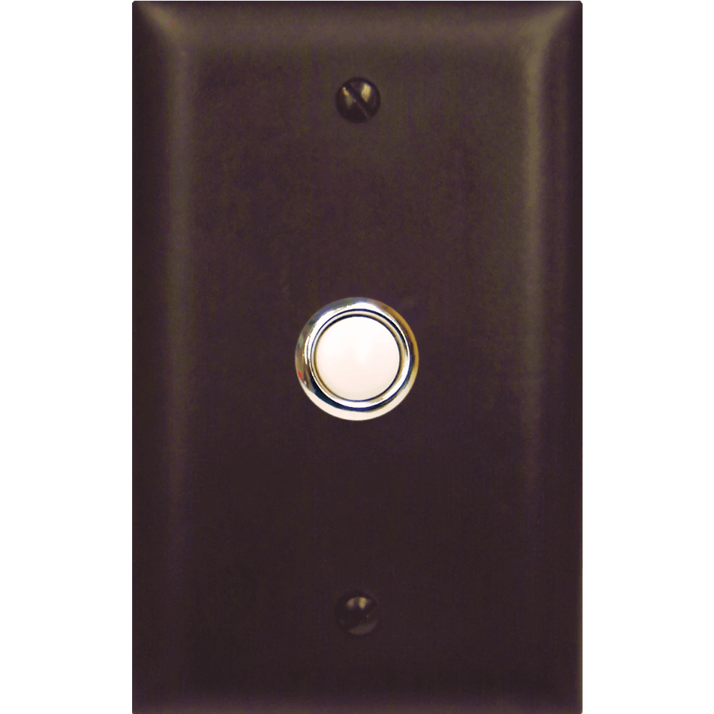 Viking Electronics Door Bell Button Panel in Brown DB40BN - The Telecom Spot