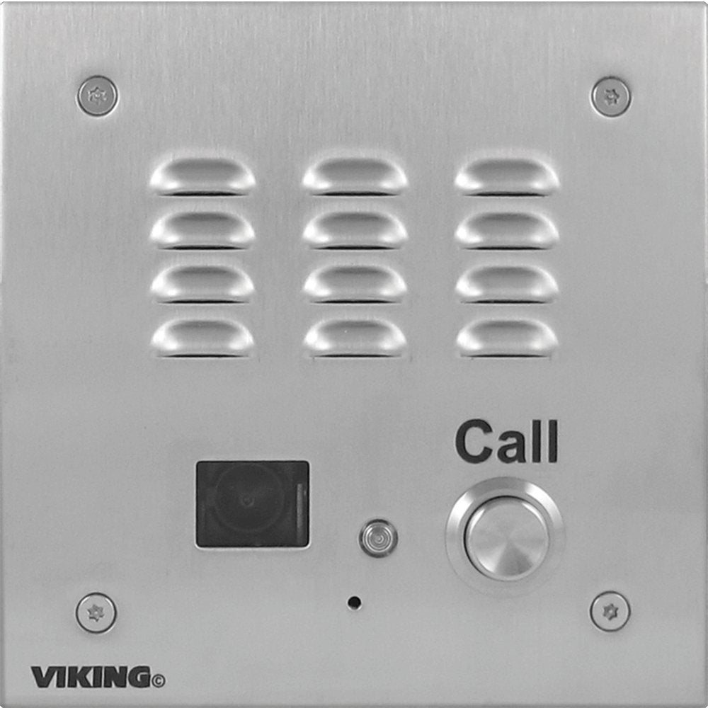 Viking Electronics E-35-EWP Stainless Steel Handsfree Phone with Color Video EWP E-35-EWP - The Telecom Spot