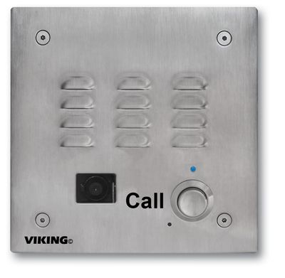 Viking Electronics E-35-IP Stainless Steel Phone with Analog Video Camera E-35-IP - The Telecom Spot
