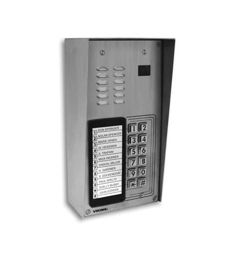 Viking Electronics K-1205 12 Button Apartment Entry Phone w/Video K-1205 - The Telecom Spot