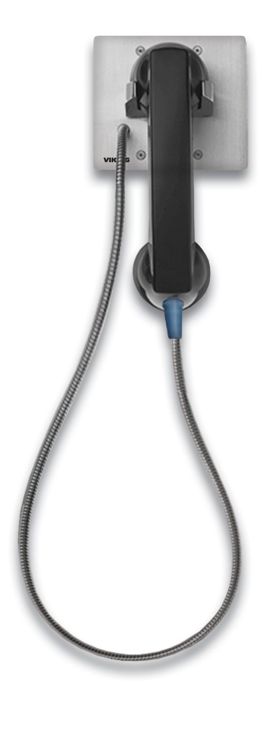 Viking Electronics K-1500-6A Vandal Resistant Stainless Steel Telephone K-1500-6A - The Telecom Spot